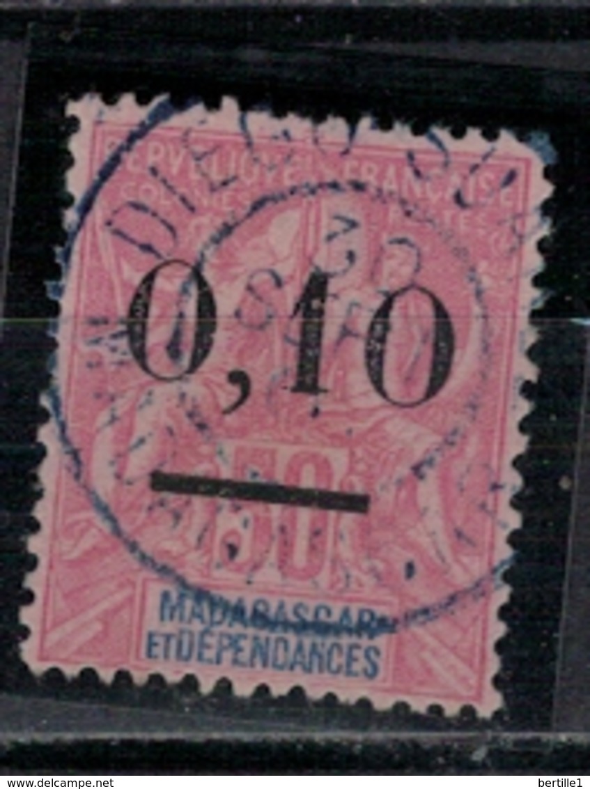 MADAGASCAR         N°     YVERT    53   II  (1)    OBLITERE       ( Ob  5/06 ) - Used Stamps