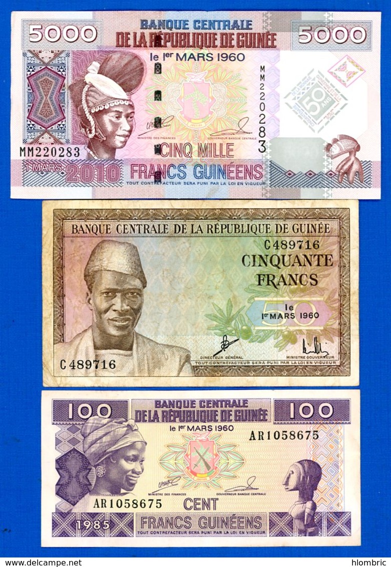 Guinée 3  Billets - Guinea