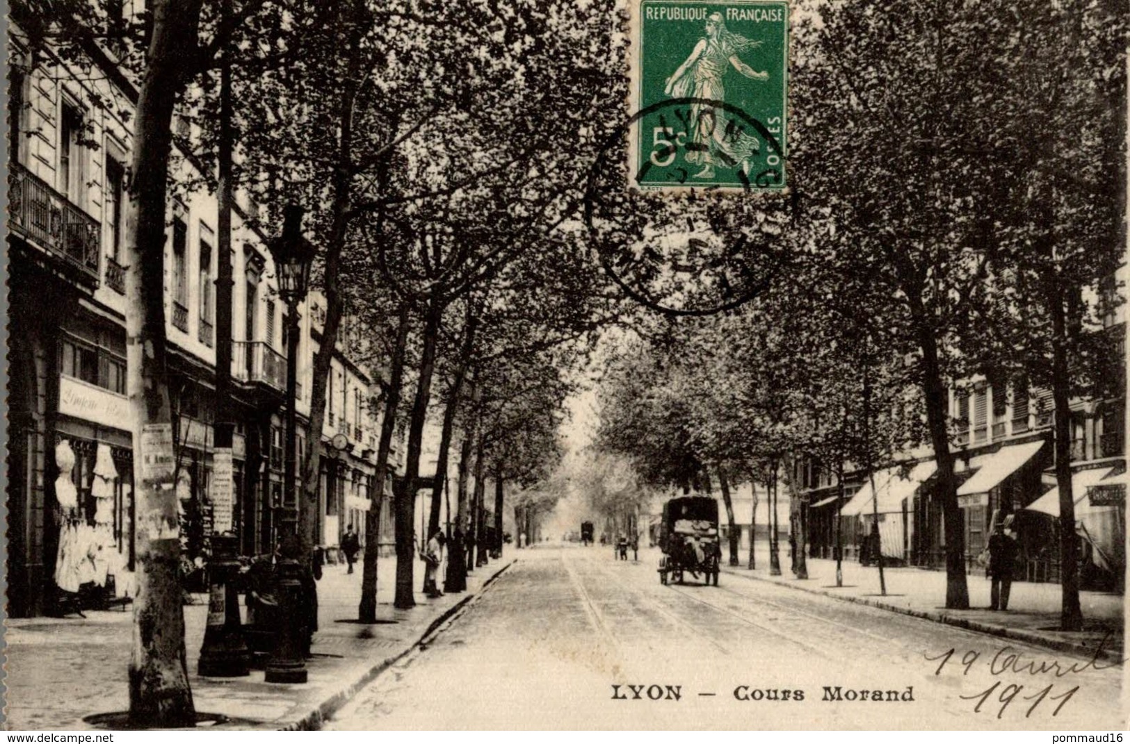 CPA Lyon Cours Morand - Animée - Autres & Non Classés