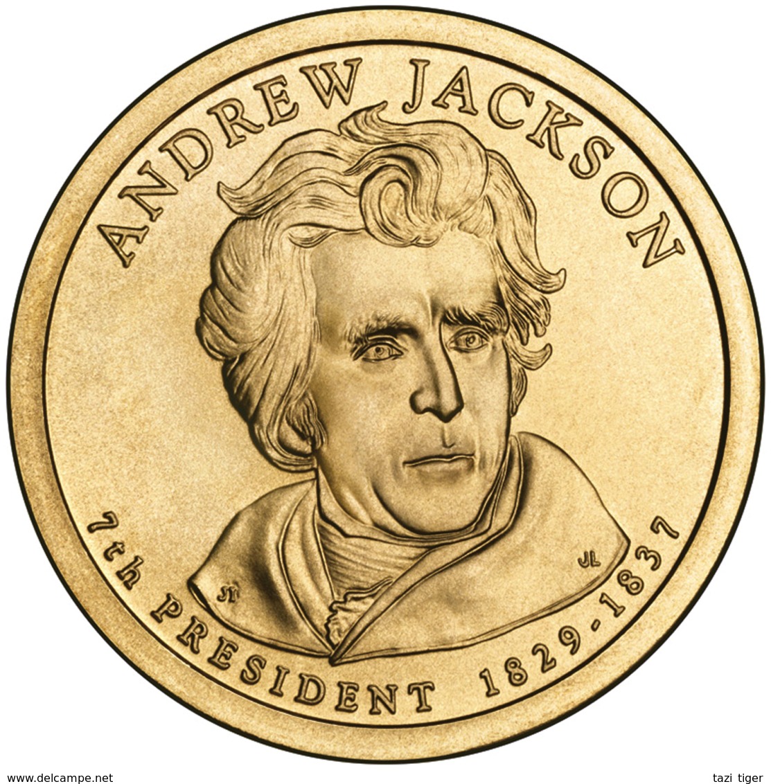 2008 • $1 • US President Andrew Jackson - 2007-…: Presidents