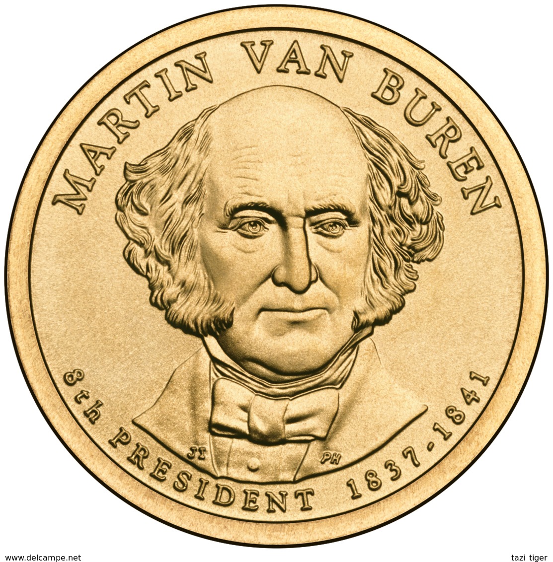 2008 • $1 • US President Martin Von Buren - 2007-…: Presidents