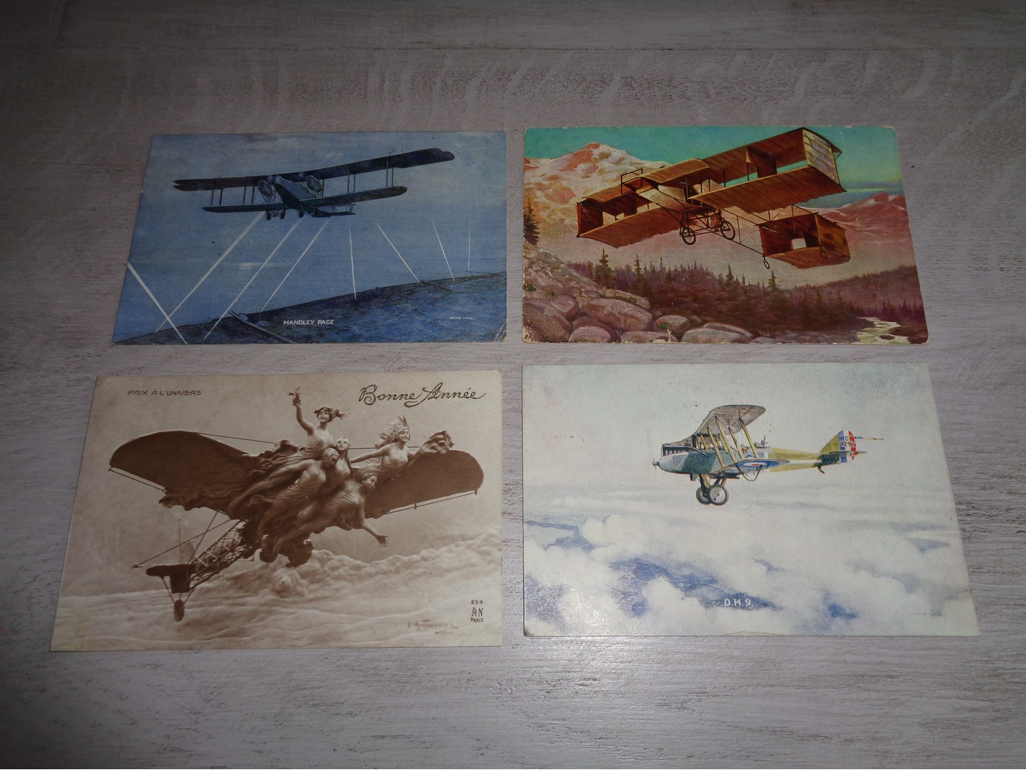 Beau Lot De 10 Cartes Postales De Fantaisie Aviation  Avion   Mooi Lot Van 10 Postkaarten Van Fantasie Vliegtuig - 5 - 99 Cartes