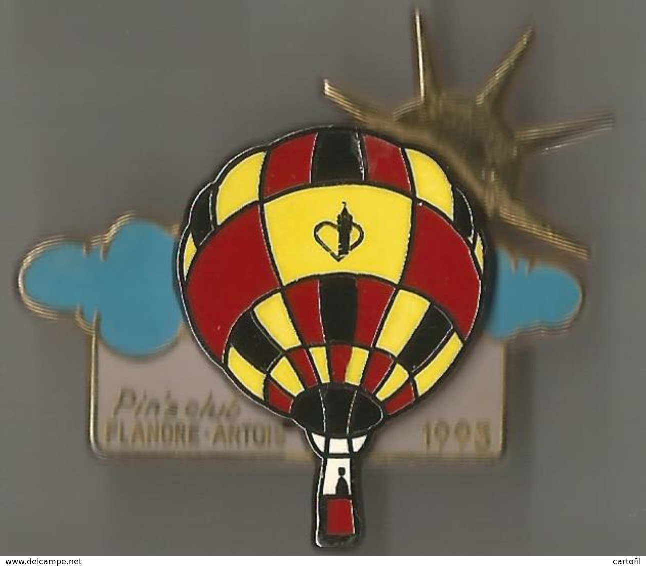 Pin's Pin's Club Flandre-Artois 1993 (montgolfière) - Fesselballons