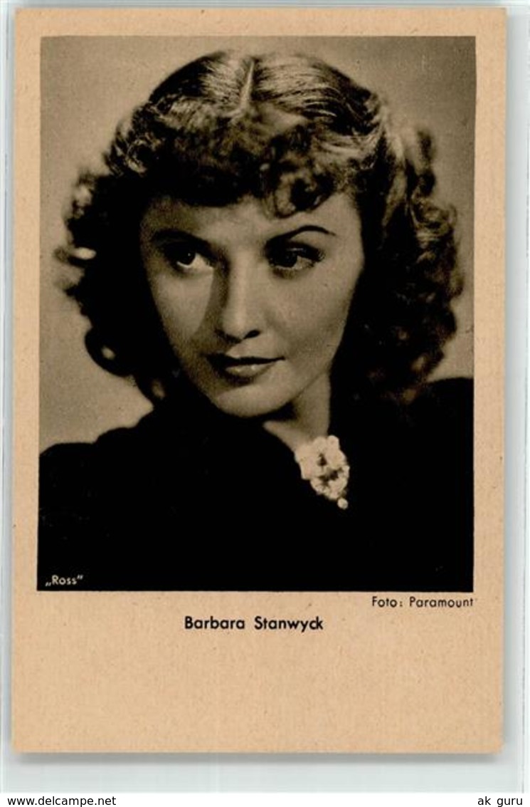 52891014 - Stanwyck, Barbara Ross Verlag - Schauspieler