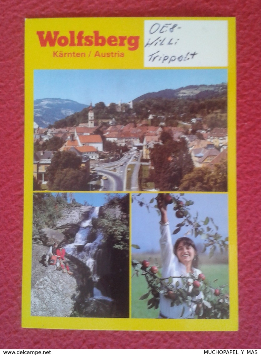 POSTAL POST CARD QSL RADIOAFICIONADOS RADIO AMATEUR AUSTRIA WOLFSBERG KÄRNTEN LAVANTTAL ÖSTERREICH AUTRICHE VER FOTOS - Otros & Sin Clasificación