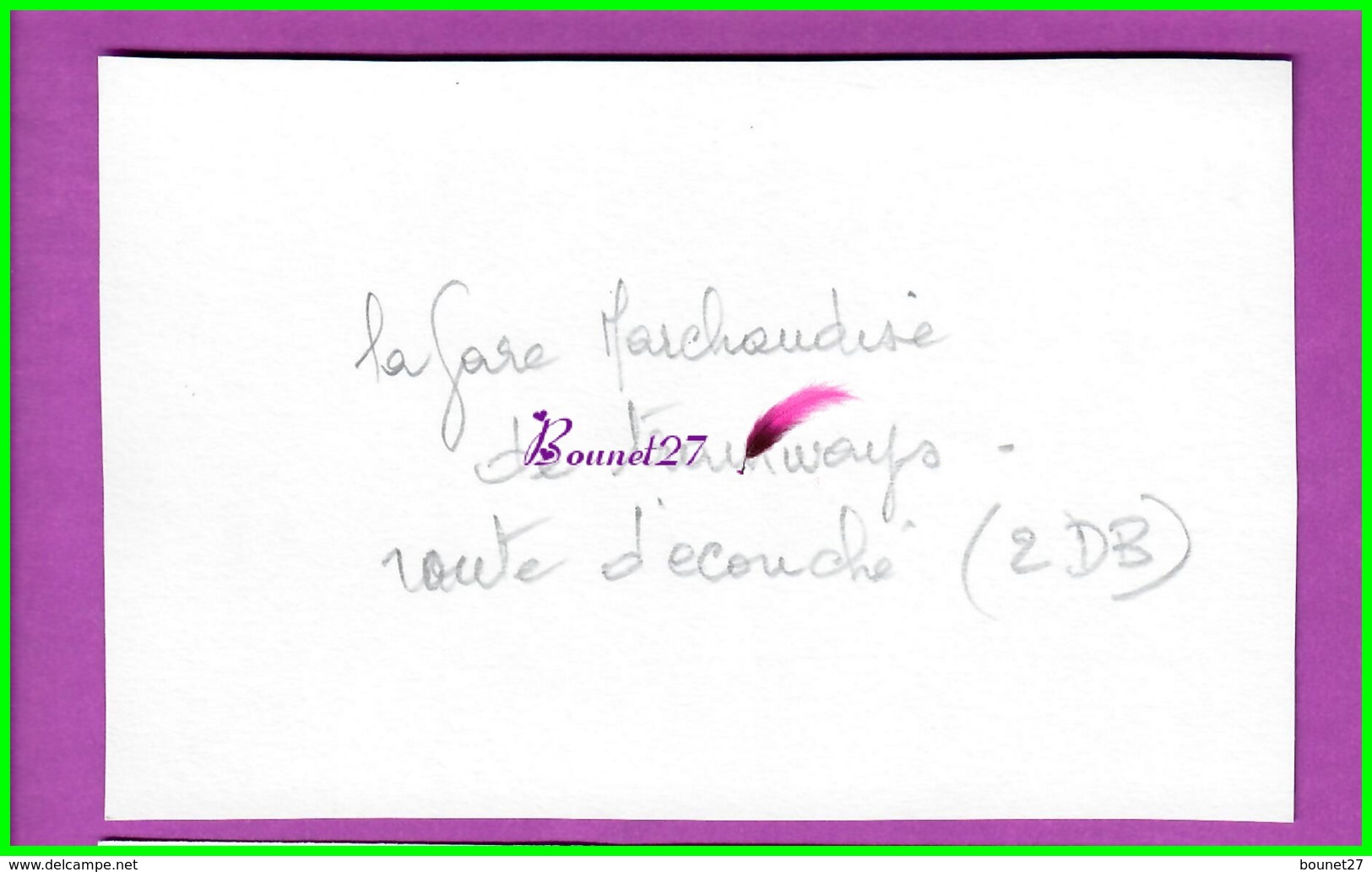 61 Orne ARGENTAN Reproduction Photo Papier - La Gare Marchandise De Tramways Route D'Ecouché (2DB) Animé - Other & Unclassified