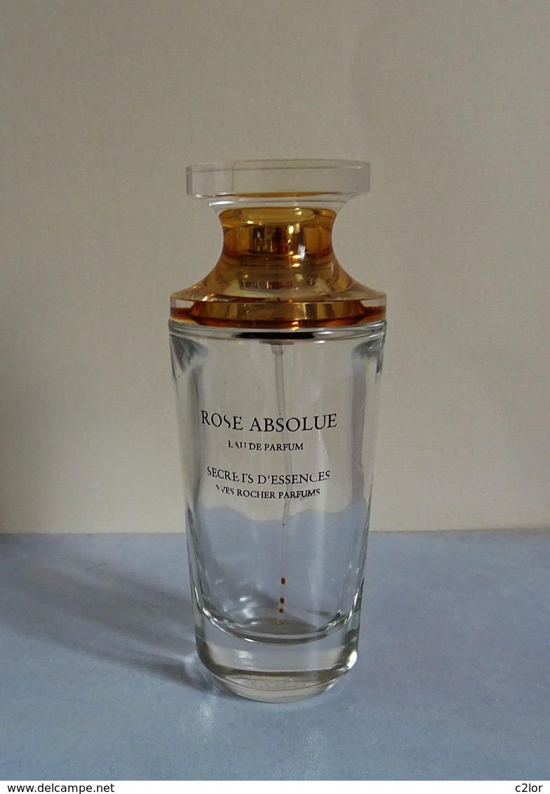 Flacon Vaporisateur "ROSE ABSOLUE" D'Yves ROCHER  Eau De Parfum 50 Ml - Flacons (vides)