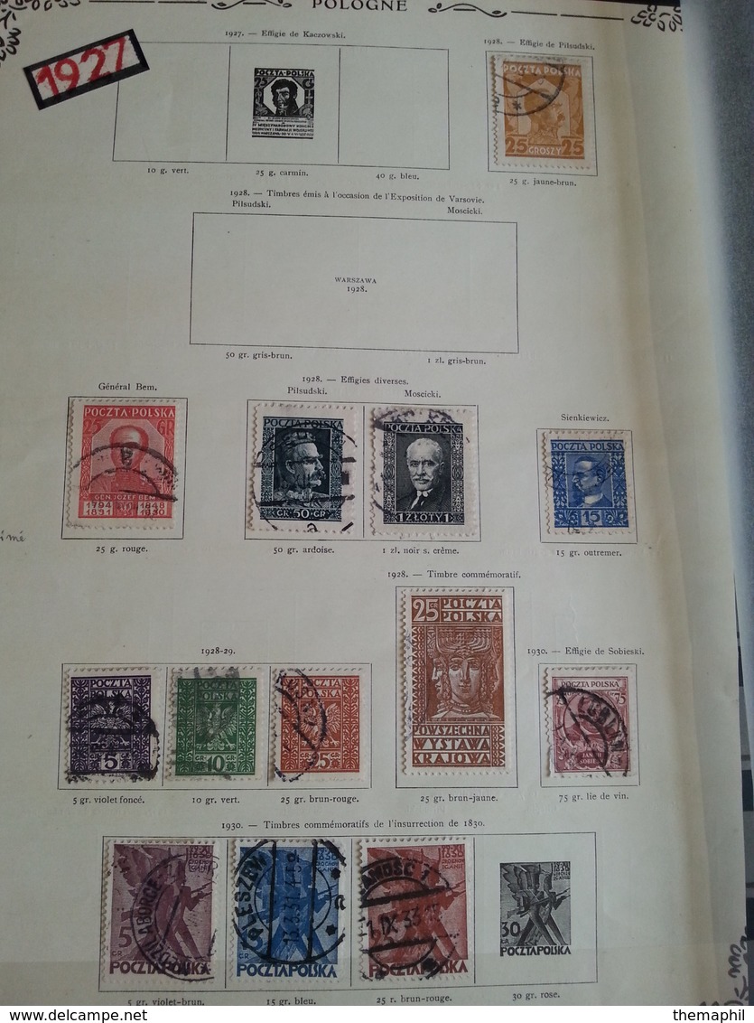 lot n° 720  POLOGNE  un bon classeur  neufs ou obl.