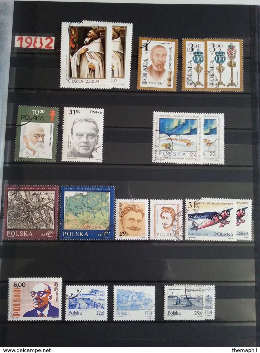 lot n° 720  POLOGNE  un bon classeur  neufs ou obl.