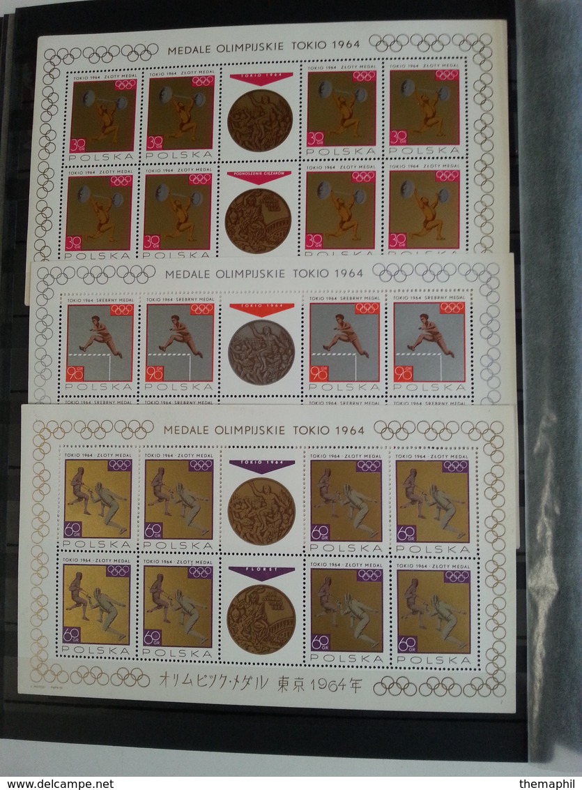 lot n° 720  POLOGNE  un bon classeur  neufs ou obl.