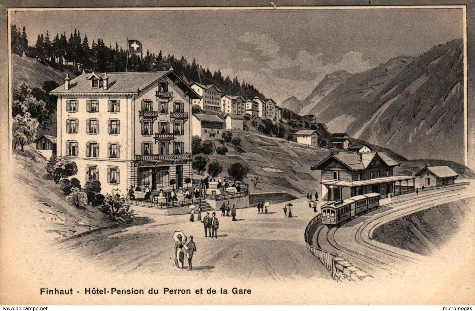 FINHAUT - Hôtel-Pension Du Perron Et De La Gare - Finhaut