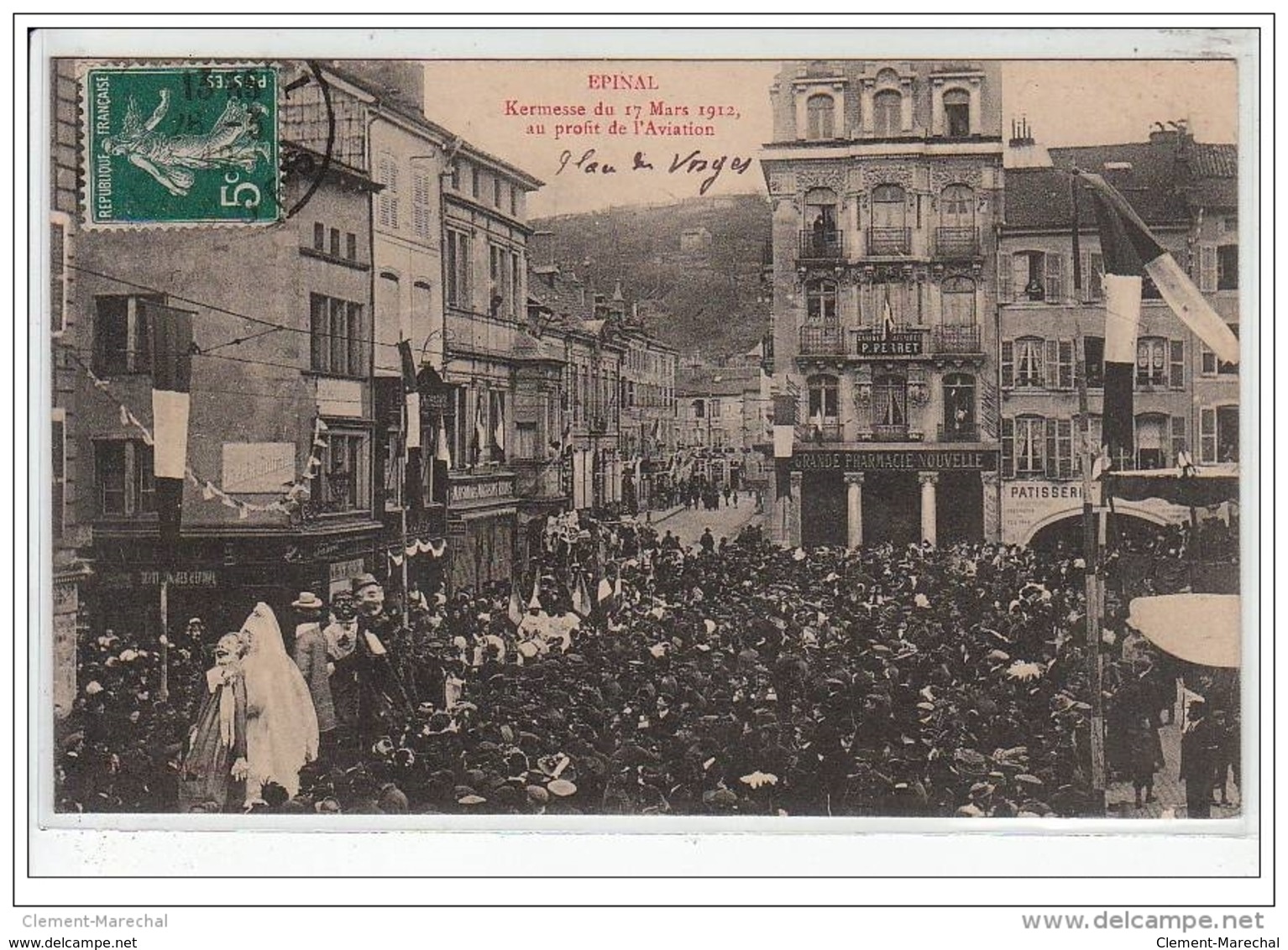 EPINAL : Kermesse Du 17 Mars 1912, Au Profit De L'aviation - Très Bon état - Epinal