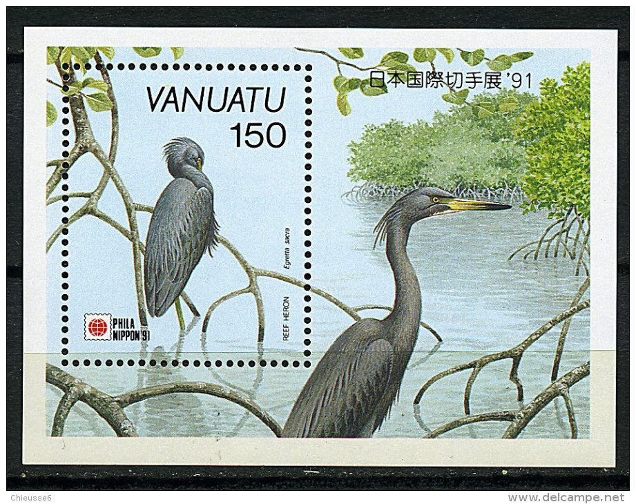 Vanuatu ** Bloc N° 18 - Oiseau :  - - Vanuatu (1980-...)