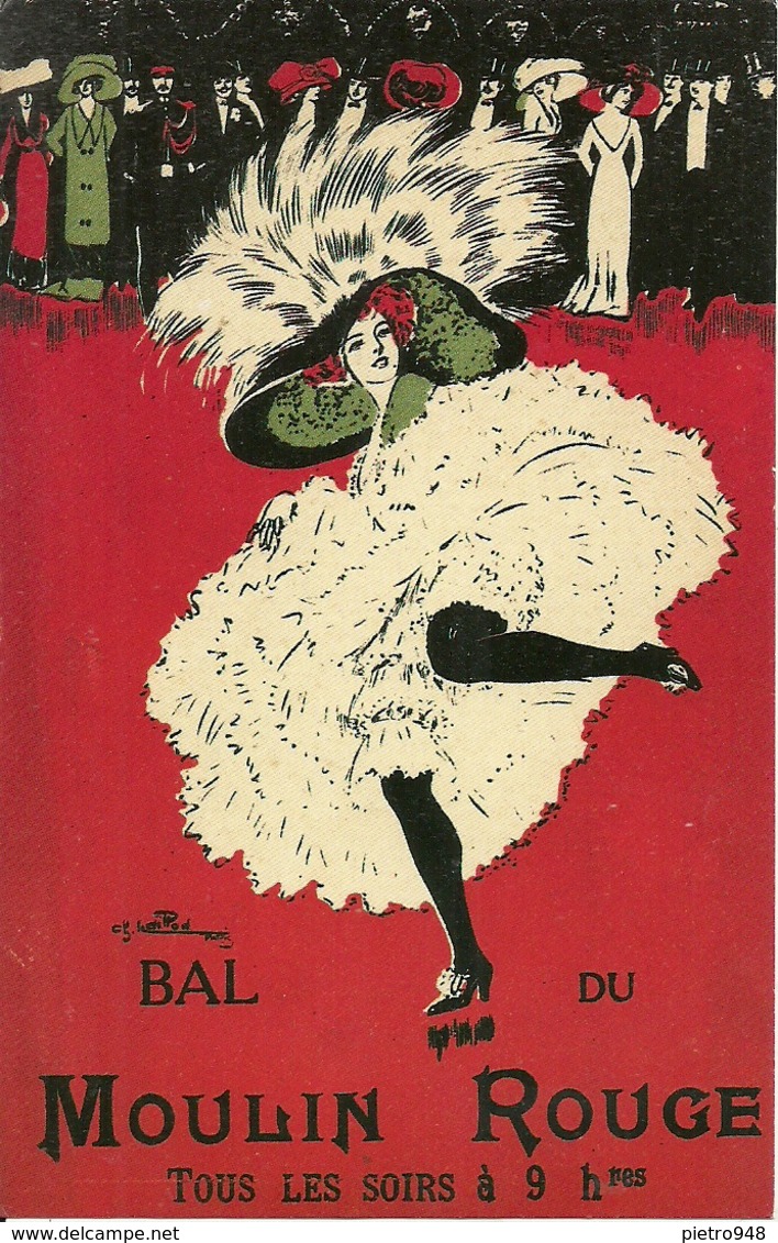 Bal Du Moulin Rouge, Riproduzione C76, Reproduction, Illustrazione - Publicité