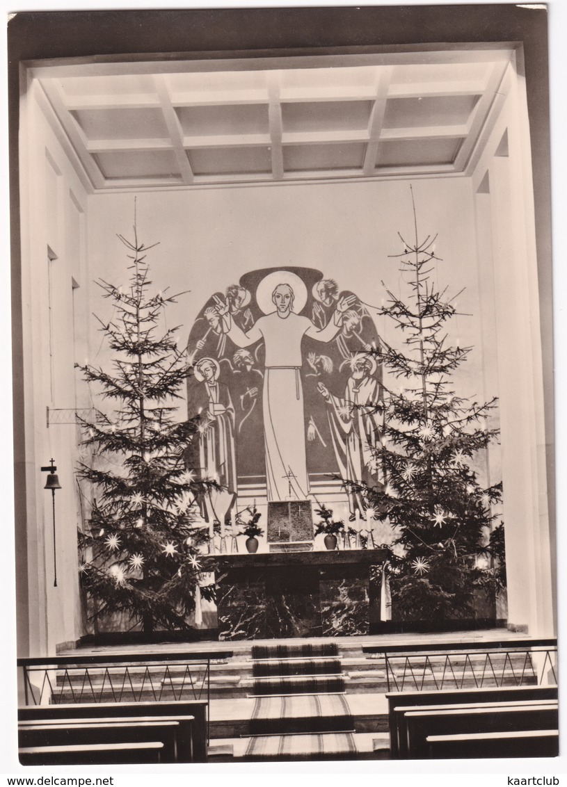 Pößneck / Thür. - Katholische Kirche St. Joseph: Altar Zur Weihnachtszeit - Poessneck