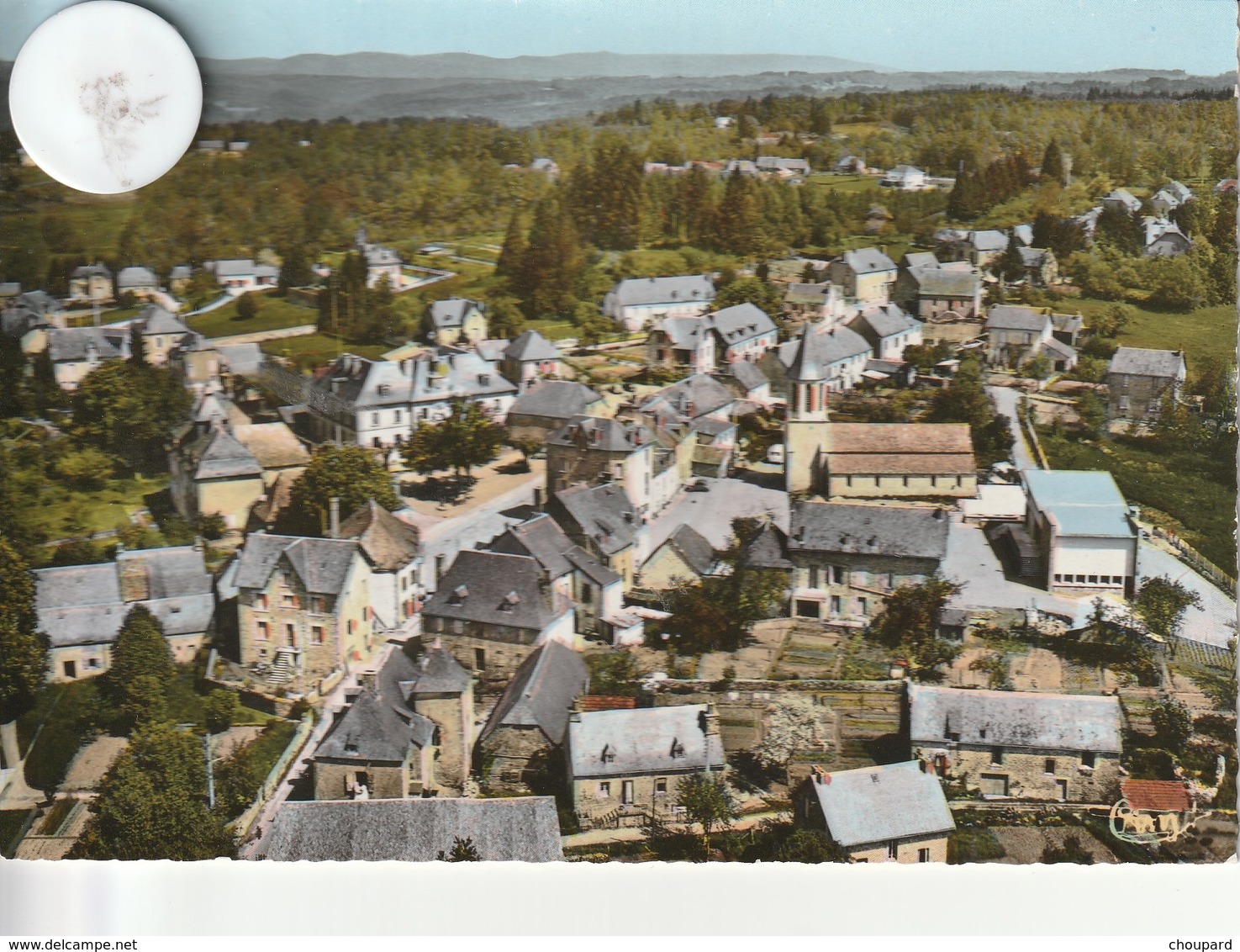 19 - Très Belle Carte Postale Semi Moderne Dentelée De MARCILLAC LE CROISILLE    Vue Aérienne - Other & Unclassified