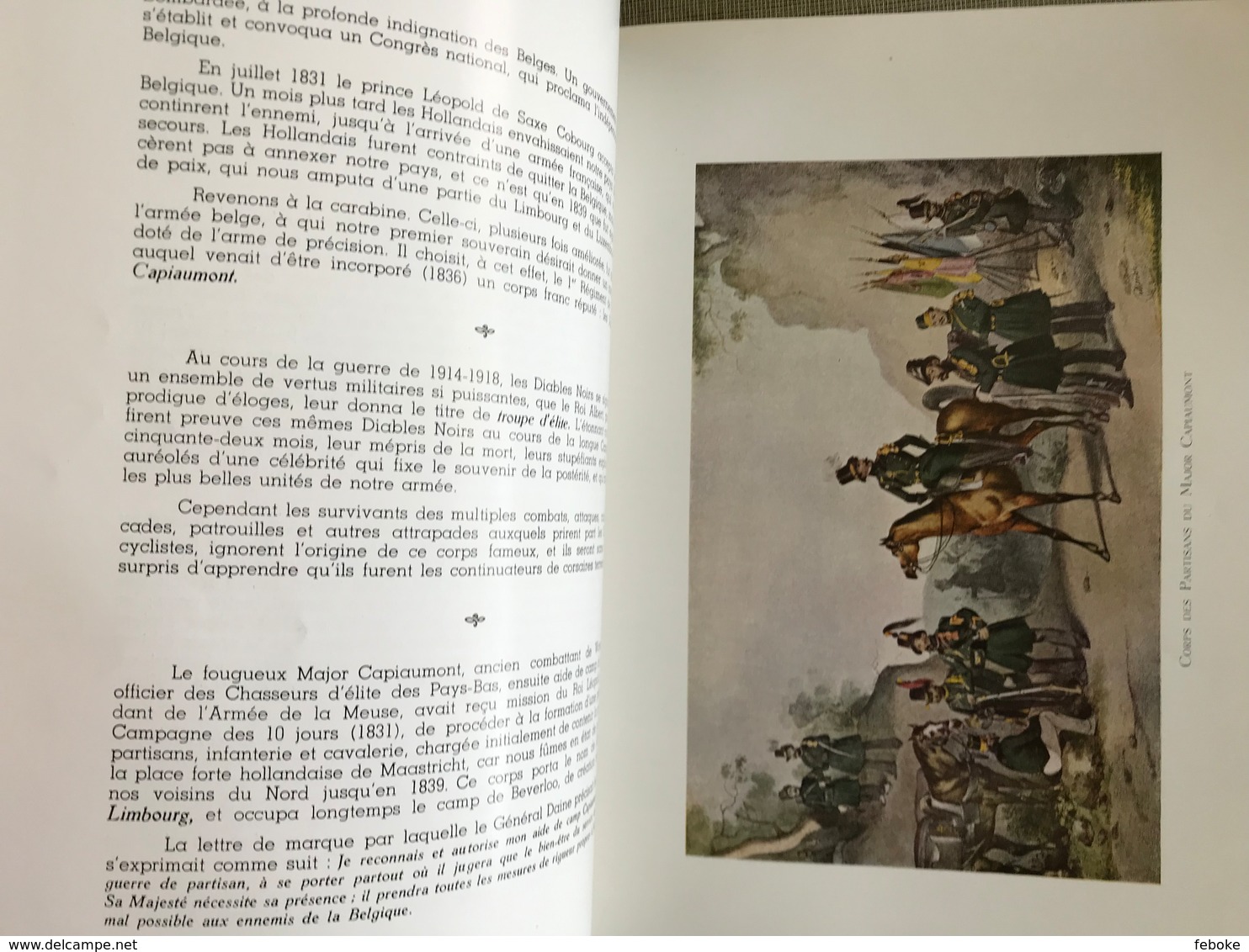 JACMAIN L. Les Diables Noirs. Histoire Des Carabiniers Cyclistes. Bruxelles, J. & A. Janssens, 1953, Ed. Numérotée - Oorlog 1914-18