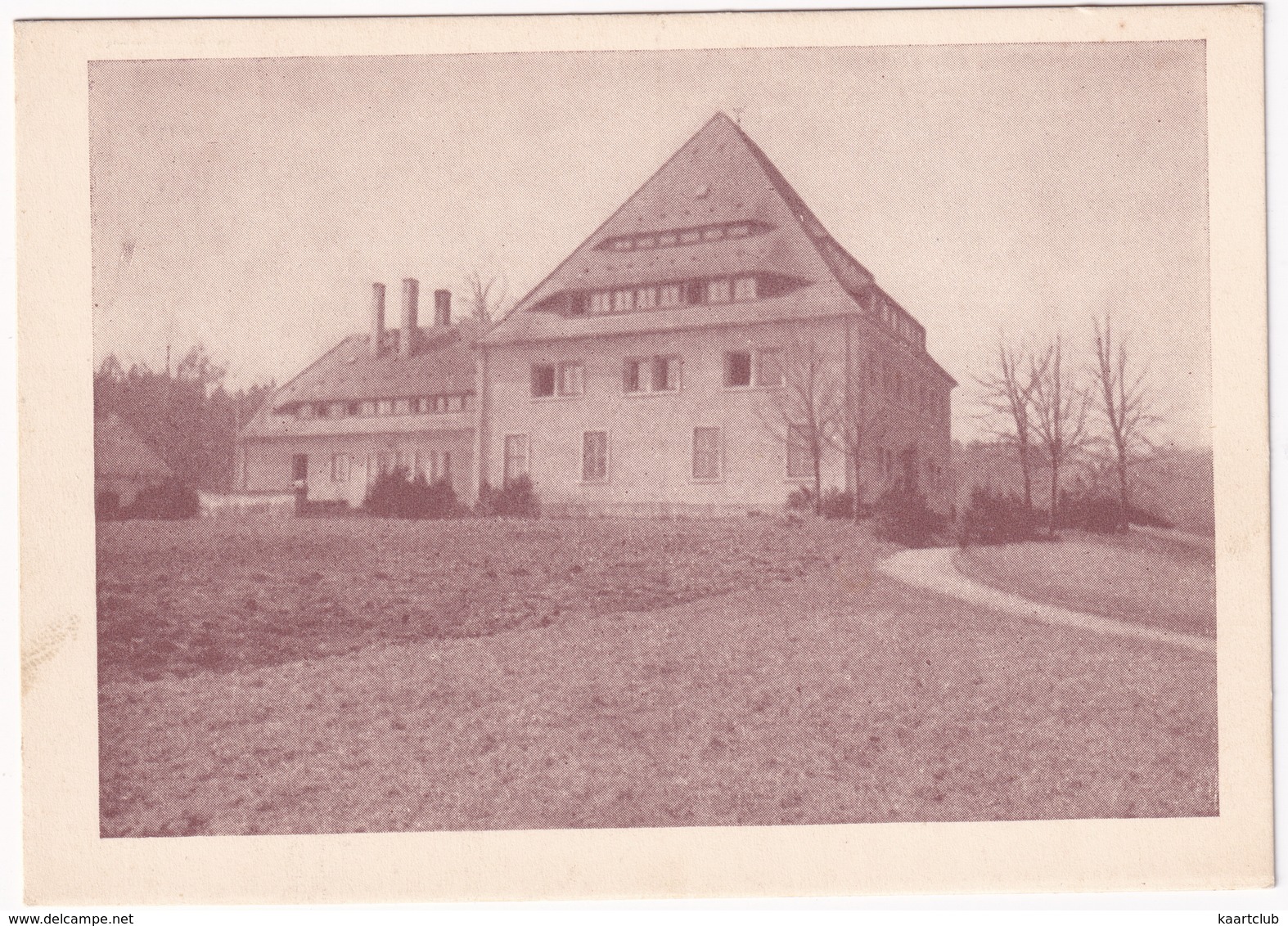 Grillenburg - Elsa-Fenske-Heim Für OdF. - Gesamtansicht - (Post Klingenberg, Kreis Dresden) - Klingenberg (Sachsen)