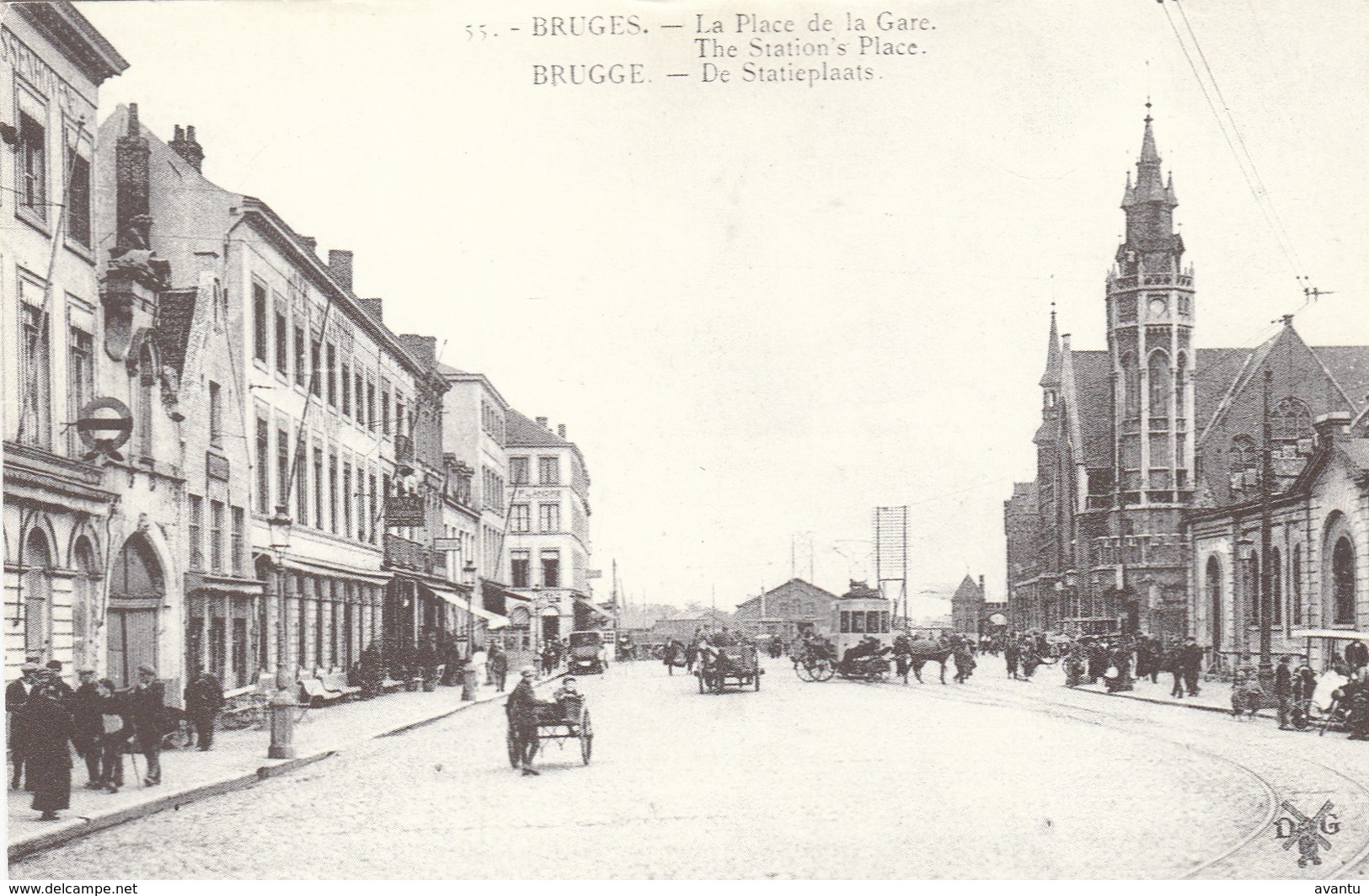 BRUGGE / STATIEPLAATS / STATION / TRAM / TRAMWAYS - Brugge