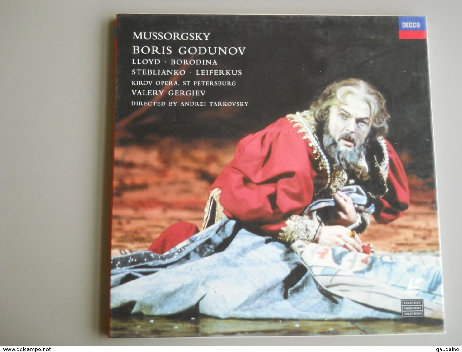 LASERDISC - PAL - Boris Godunov - Mussorgsky - Autres Formats