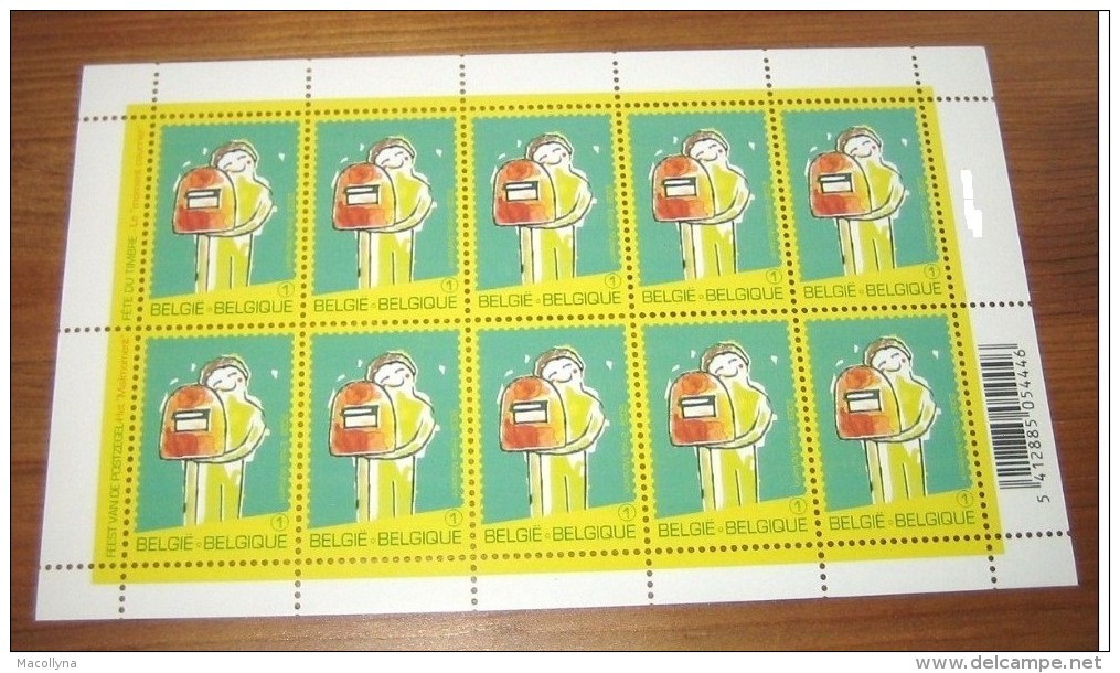 3886** Feest Van De Postzegel: Het Mailmoment / Fête Du Timbre : Le Moment Courri / Moeilijk Te Vinden!! - Feuilles Complètes & Feuillets
