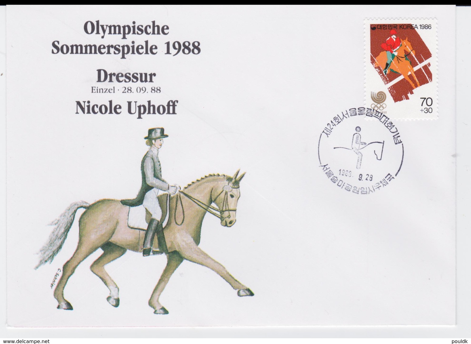 South Corea Cover 1988 Seoul Olympic Games (G101-60) - Ete 1988: Séoul