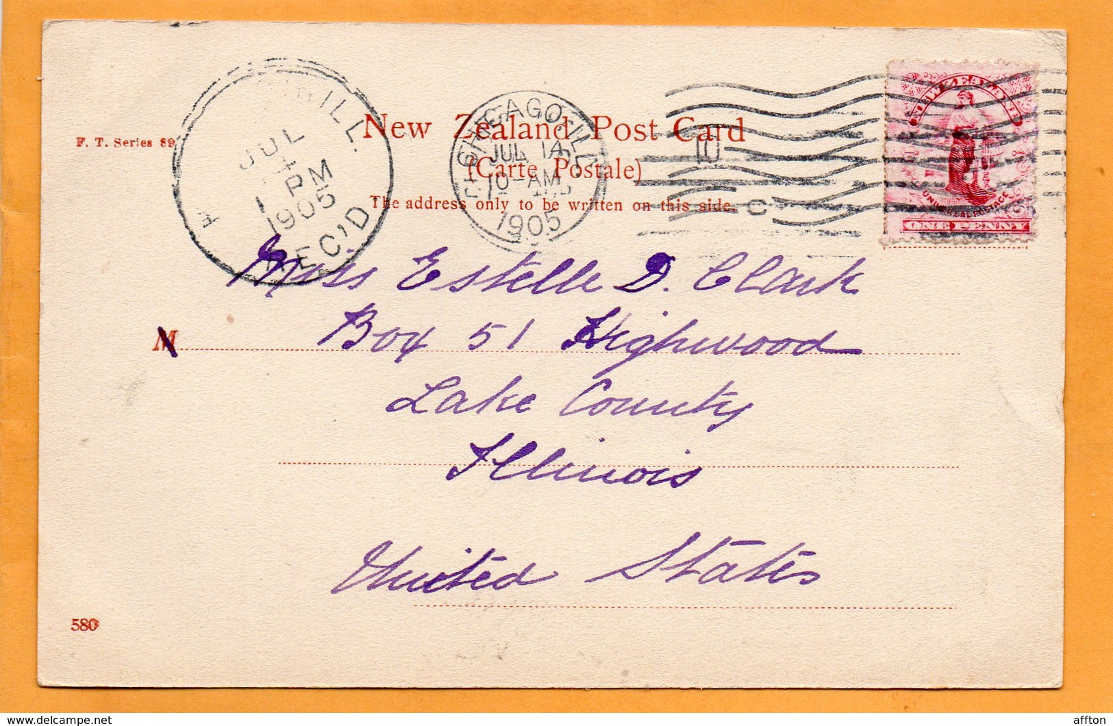 Christchurch New Zealand 1905 Postcard Mailed - Nouvelle-Zélande