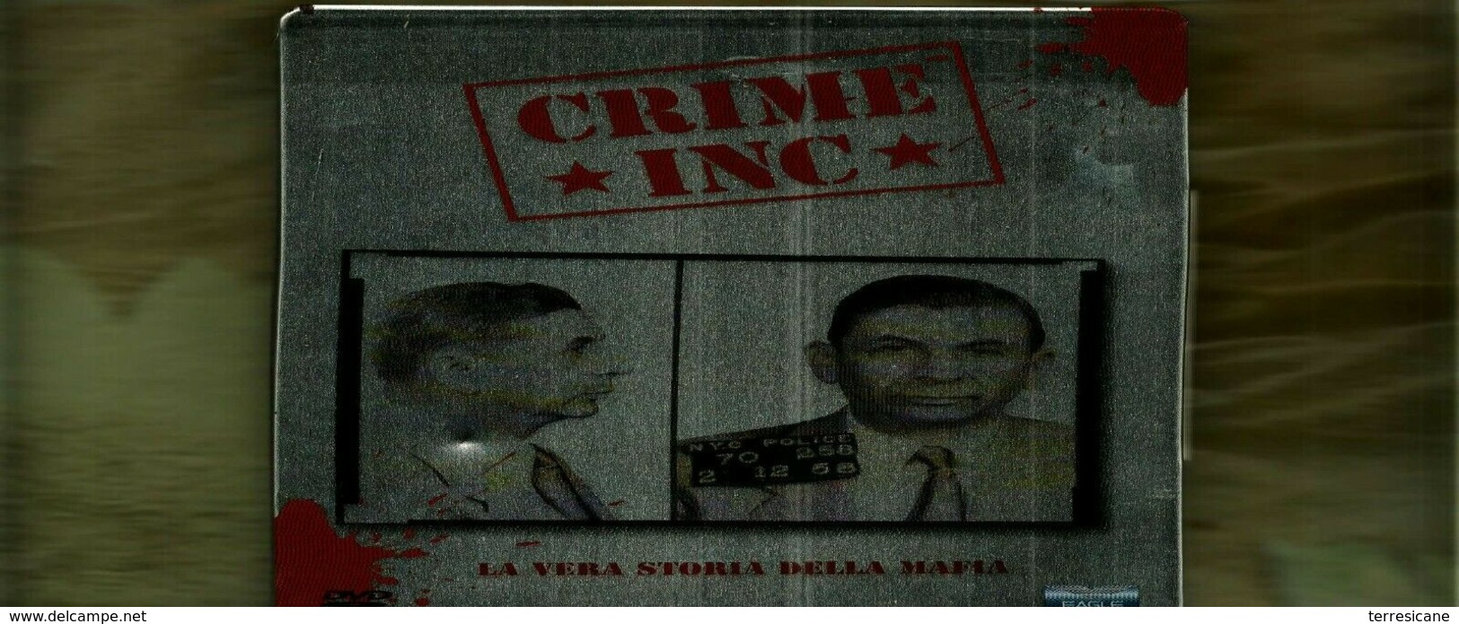 CRIME INC COFANETTO IN METALLO LA VERA STORIA DELLA MAFIA 2 Dvd - Documentari