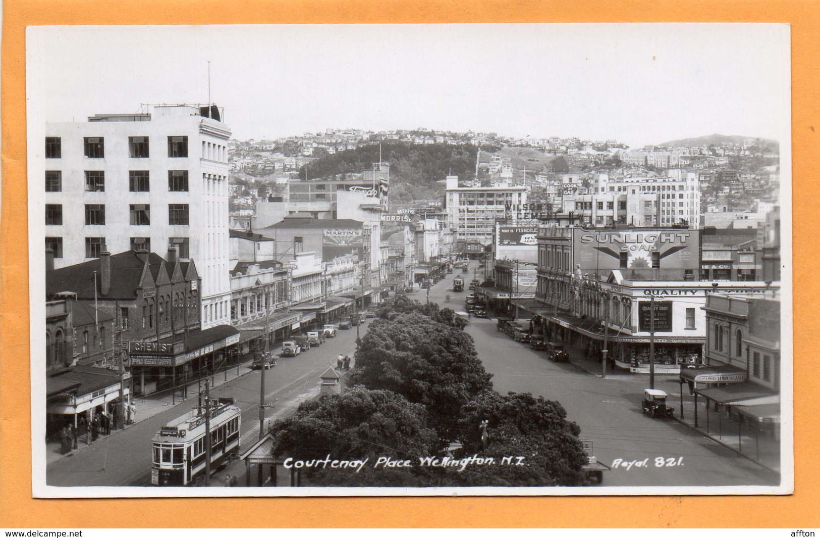 Wellington New Zealand Old Real Photo Postcard - New Zealand