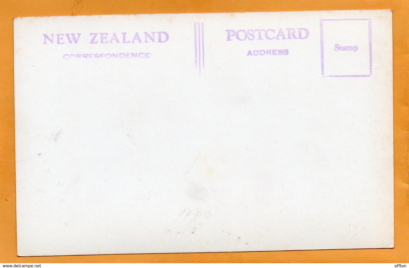 Wellington New Zealand Old Real Photo Postcard - Nouvelle-Zélande