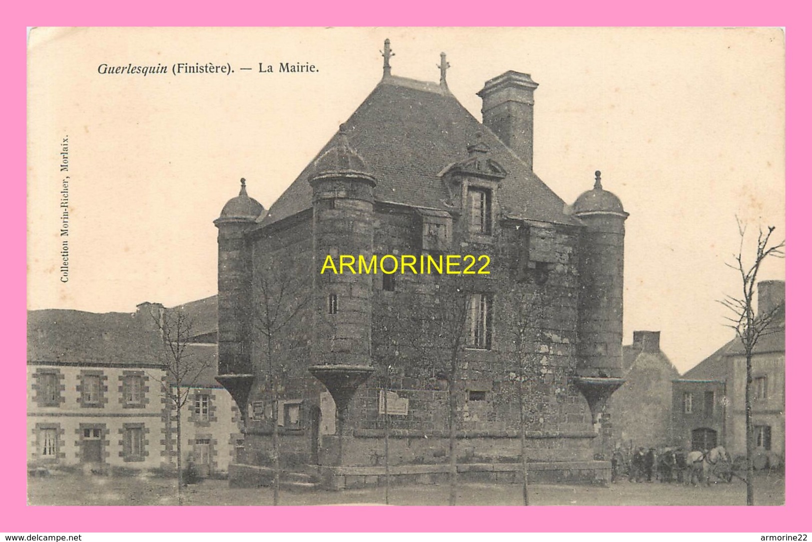 CPA GUERLESQUIN  La Mairie - Guerlesquin