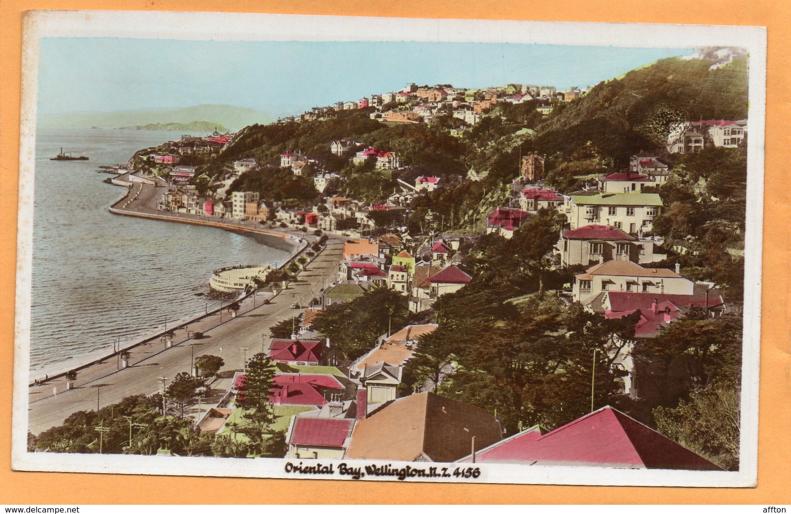 Wellington New Zealand Old Real Photo Postcard - New Zealand