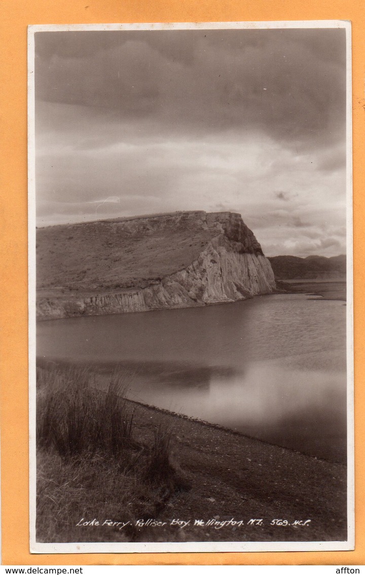 Wellington New Zealand Old Real Photo Postcard - New Zealand