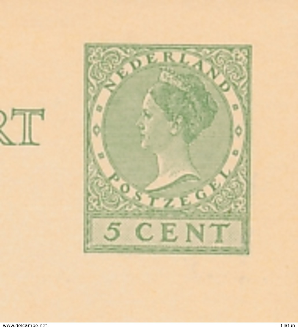 Nederland - 1927 - 5 Cent Veth, Dorus Rijkers Briefkaart DR20 - Ongebruikt - Postwaardestukken