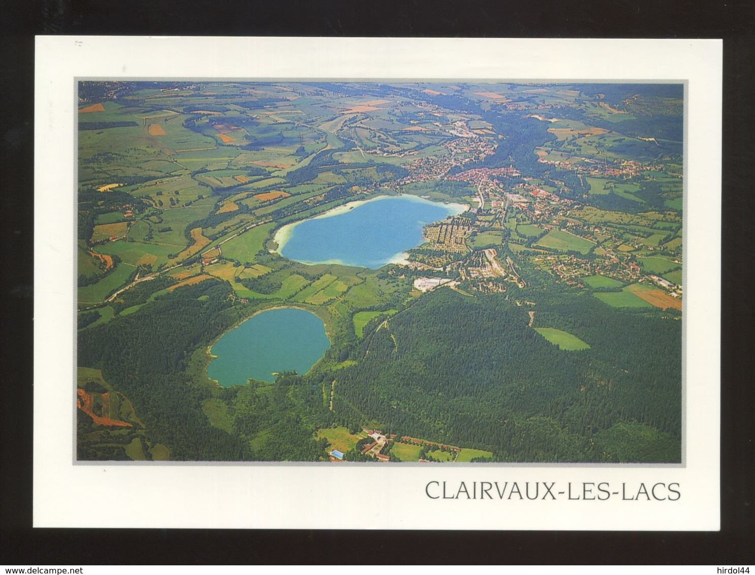 Clairvaux Les Lacs (39) : Vue Générale Aérienne. Le Grand Lac Et Le Petit Lac - Clairvaux Les Lacs