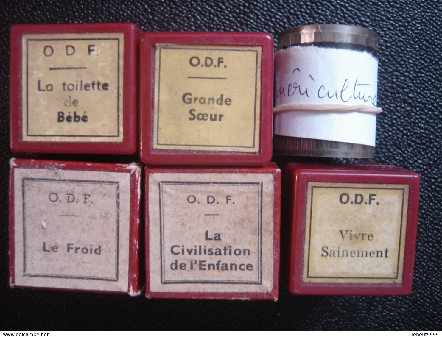 Lot FILM FIXE 35mm Civilisation Puericulture Bebe Froid - Bobines De Films: 35mm - 16mm - 9,5+8+S8mm