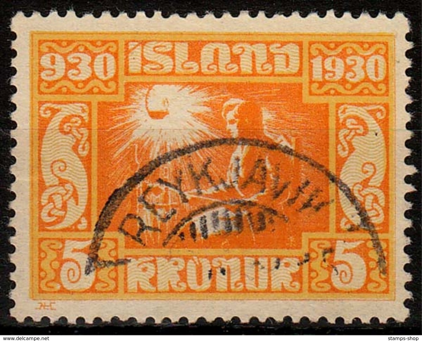 Island MiNr. 138 O 1000 Jahre Allthing - Unused Stamps