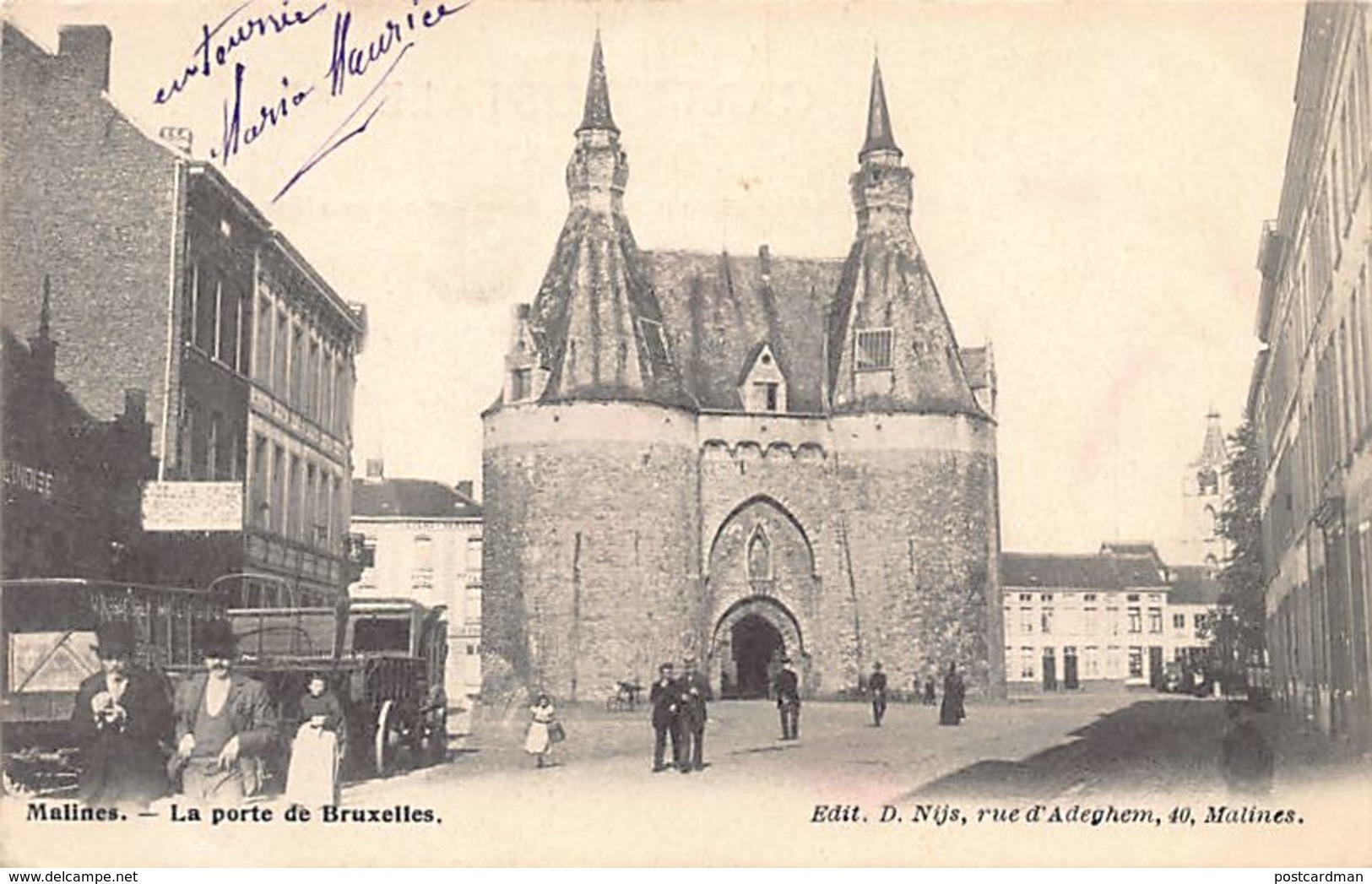 MECHELEN Malines - La Porte De Bruxelles - Ed. Nijs. - Malines