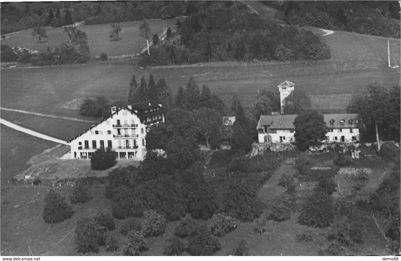 Saint Cergues Les Voirons CPSM 74 Haute Savoie   Vue Générale "MONTJOIE" Ed Mouchet - Saint-Cergues