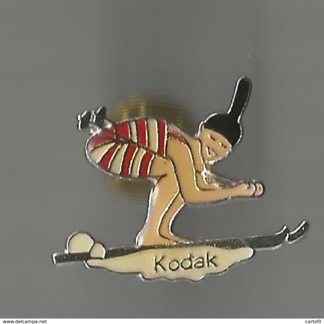 Pin's Kodak (skieur) - Photographie