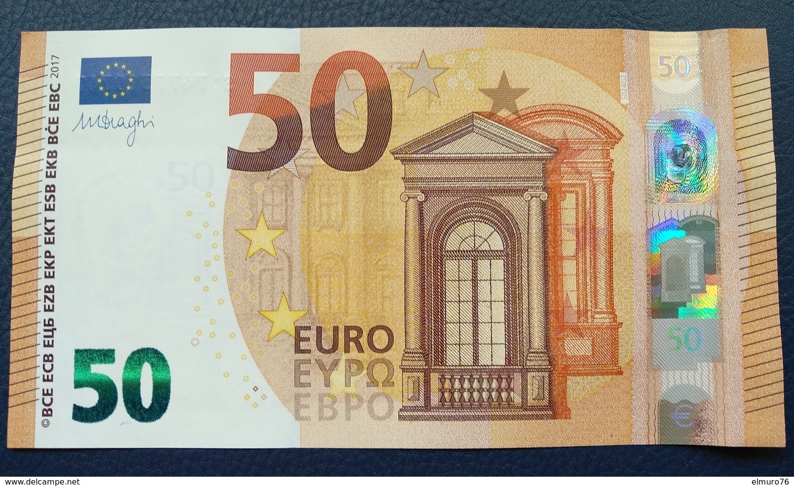 50 EURO S024G2 Italy DRAGHI Serie SD Ch 47 Perfect UNC - 50 Euro