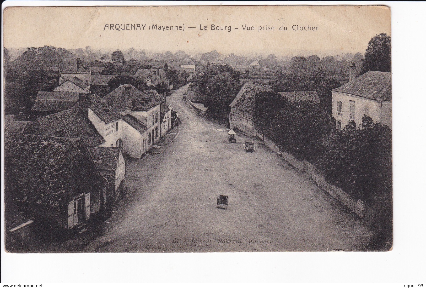 ARQUENAY - Le Bourg - Vue Prise Du Clocher - Autres & Non Classés