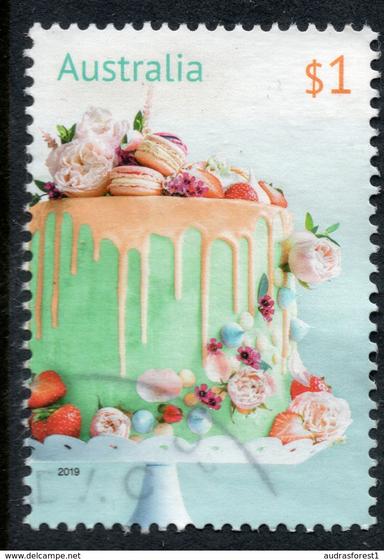 2019 AUSTRALIA BIRTHDAY CAKE VERY FINE POSTALLY USED $1 Sheet STAMP - Oblitérés