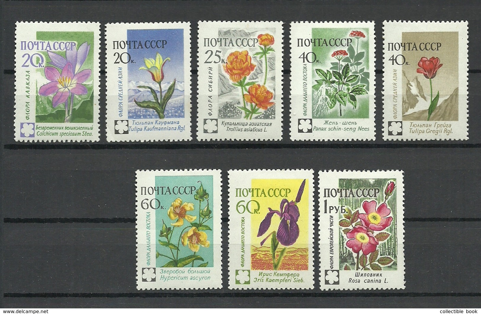 RUSSIA. URSS. USSR. 1960. Flora, Flowers, Plants. Full Set. - Piante Medicinali