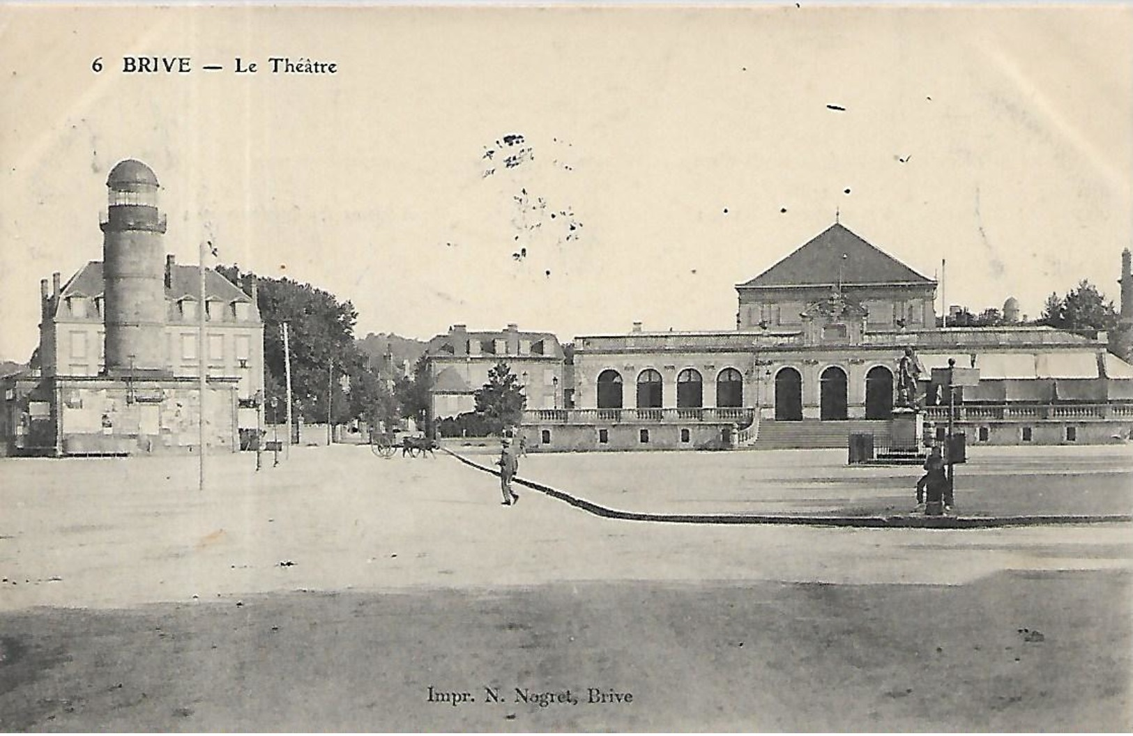 19, Corrèze, BRIVE LA GAILLARDE, Le Théatre, Scan Recto-verso - Brive La Gaillarde