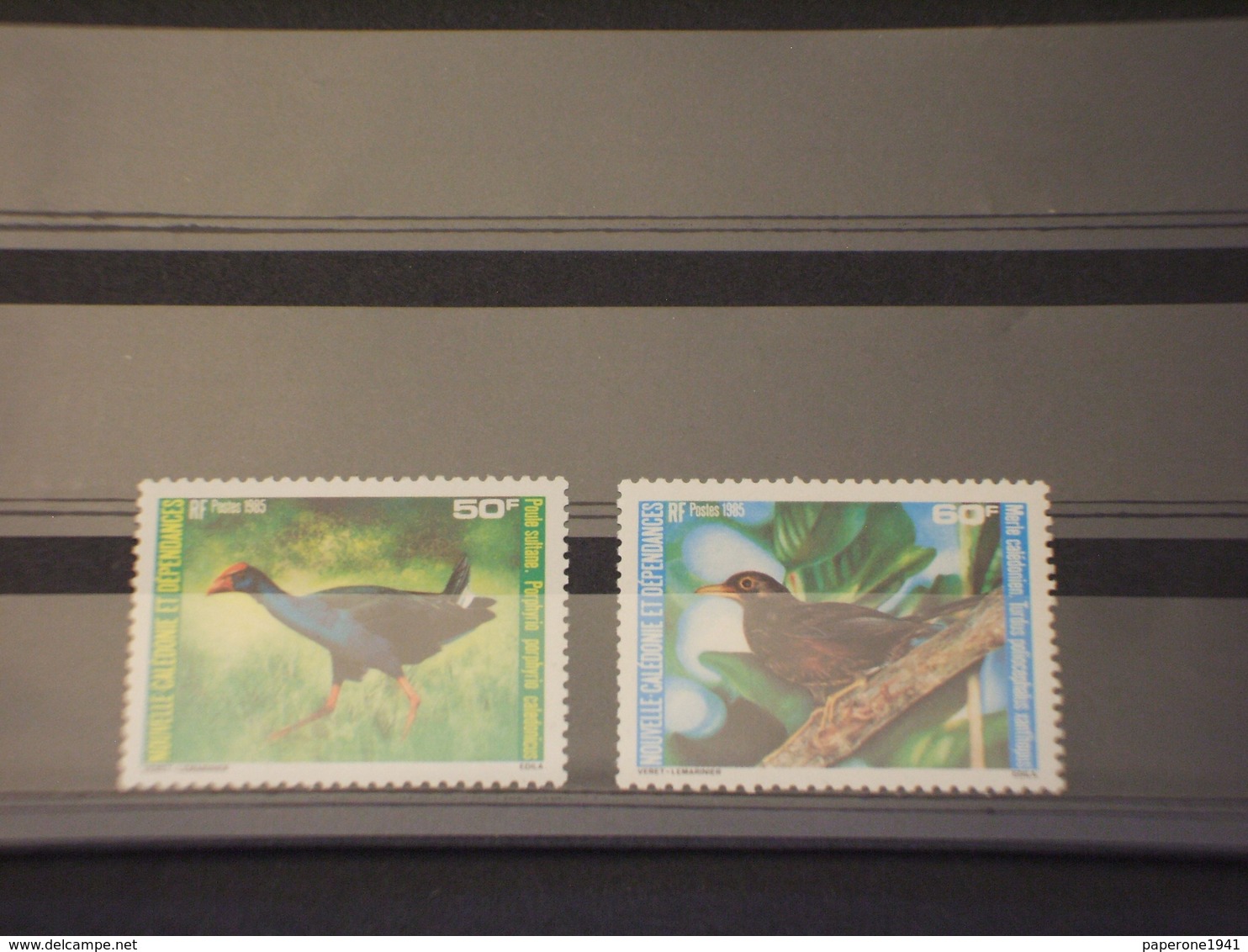 NOUVELLE CALEDONIE - 1985 UCCELLI  2 VALORI - NUOVI(++) - Nuovi