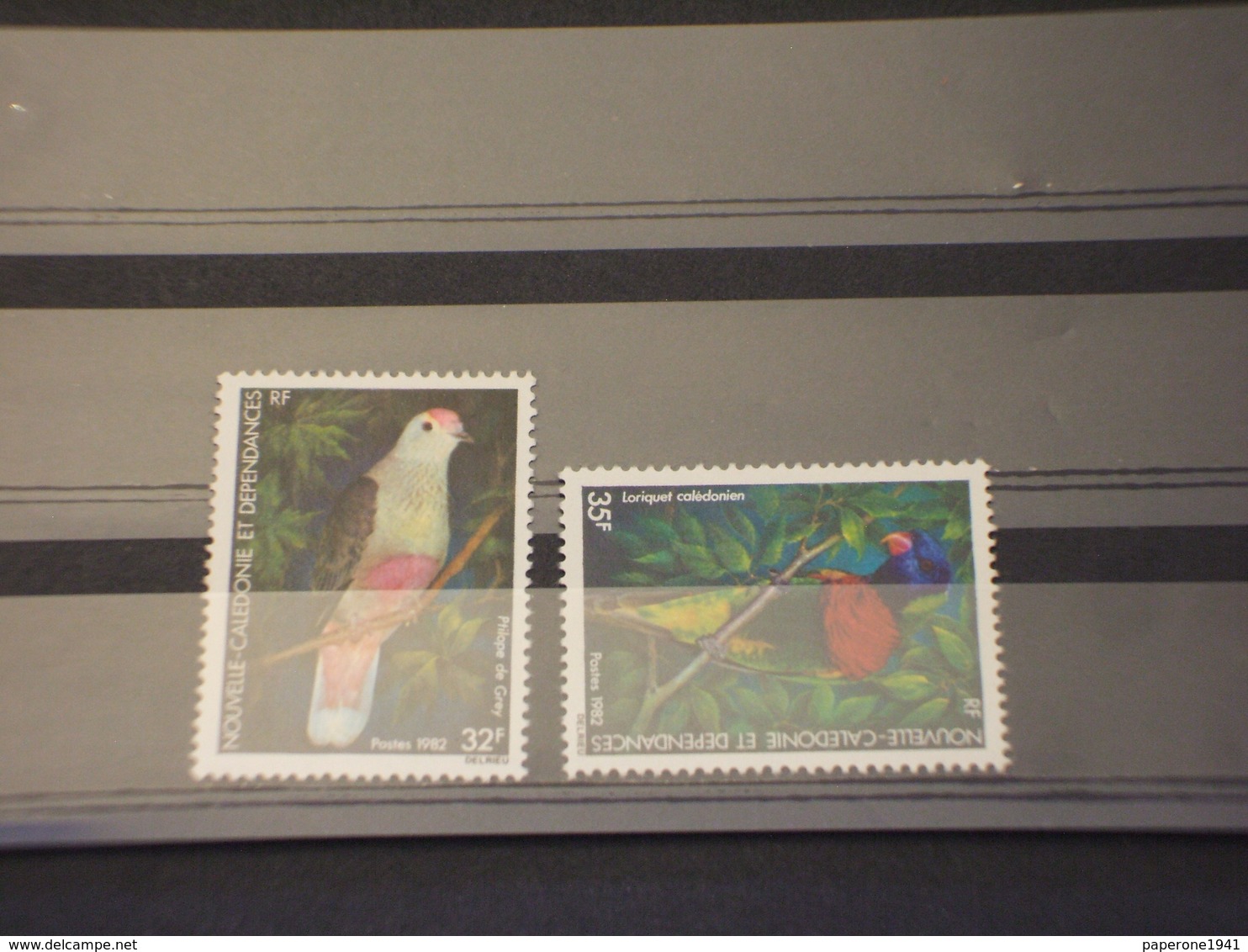 NOUVELLE CALEDONIE - 1982 UCCELLI  2 VALORI - NUOVI(++) - Nuovi