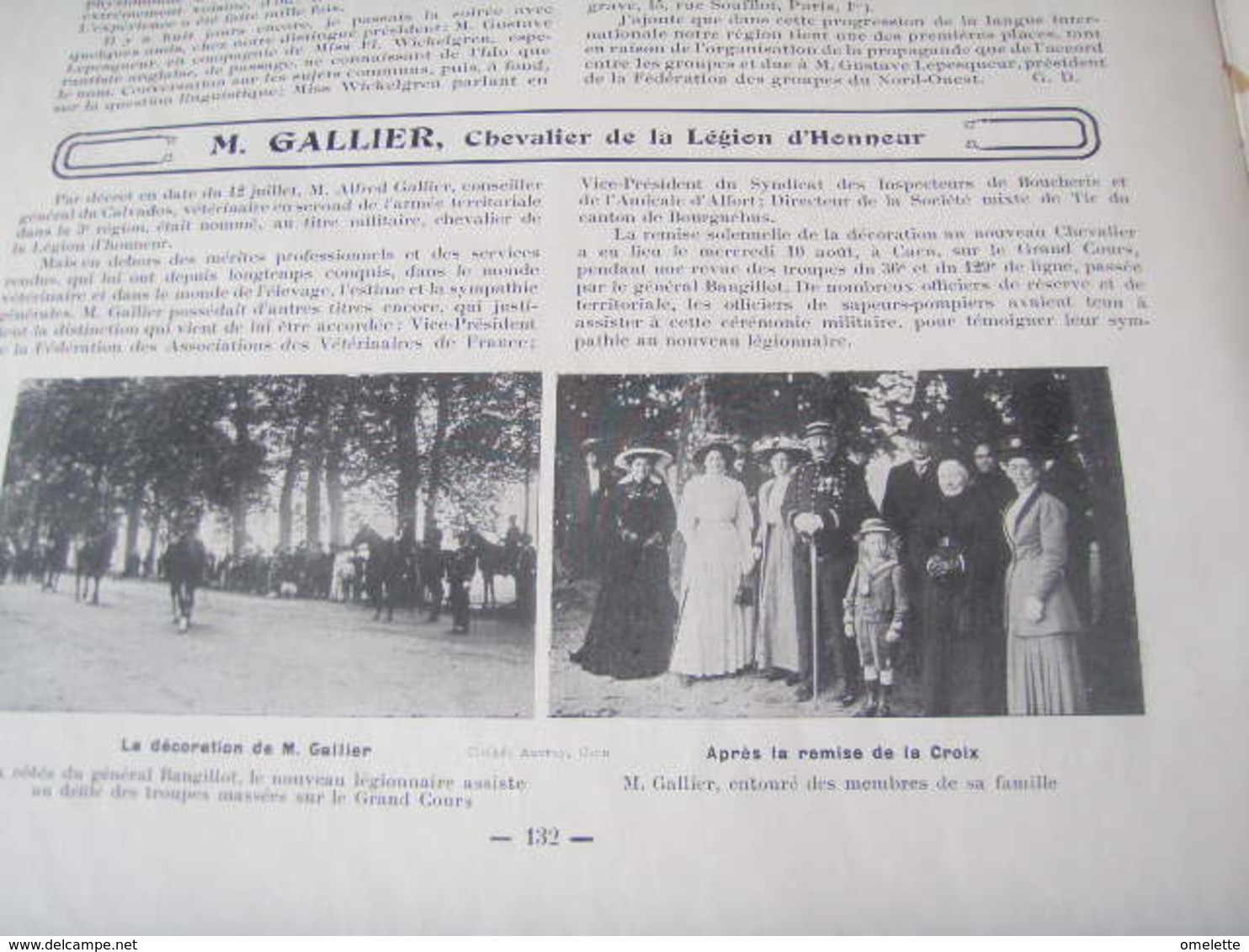 CALVADOS/CONSEIL GENERAL/ ESPERANTO /CAEN LEGION HONNEUR/COURSES LISIEUX FALAISE ISIGNY PONT L EVEQUE /CHORALE/ORBEC - 1900 - 1949