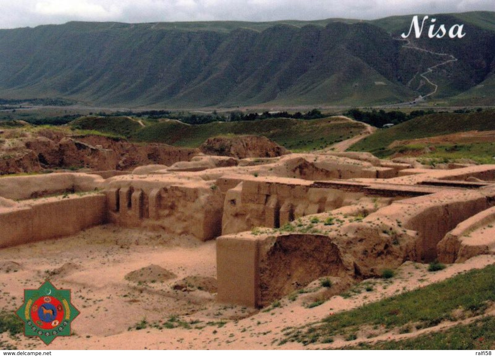1 AK Turkmenistan * Ausgrabungsstätte Nisa - Die Erste Hauptstadt Der Parther - Seit 2007 UNESCO Weltkulturerbe * - Turkmenistan