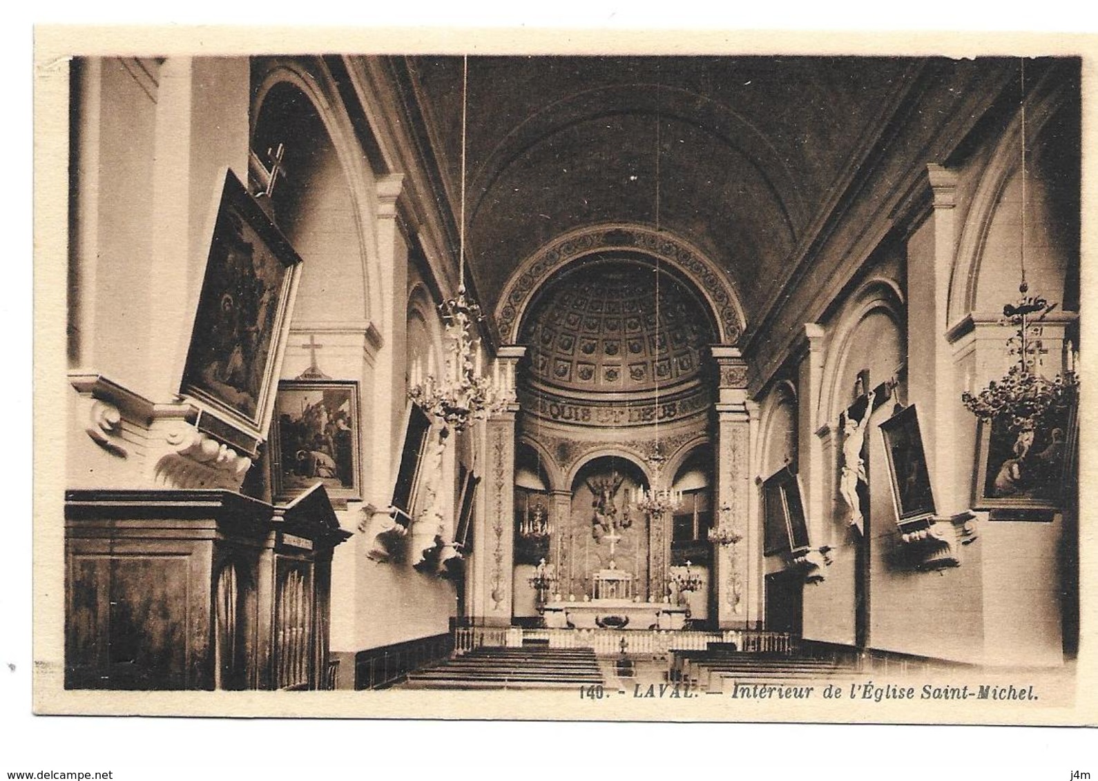 53/ MAYENNE... LAVAL Intérieur De L'Eglise Saint Michel - Laval